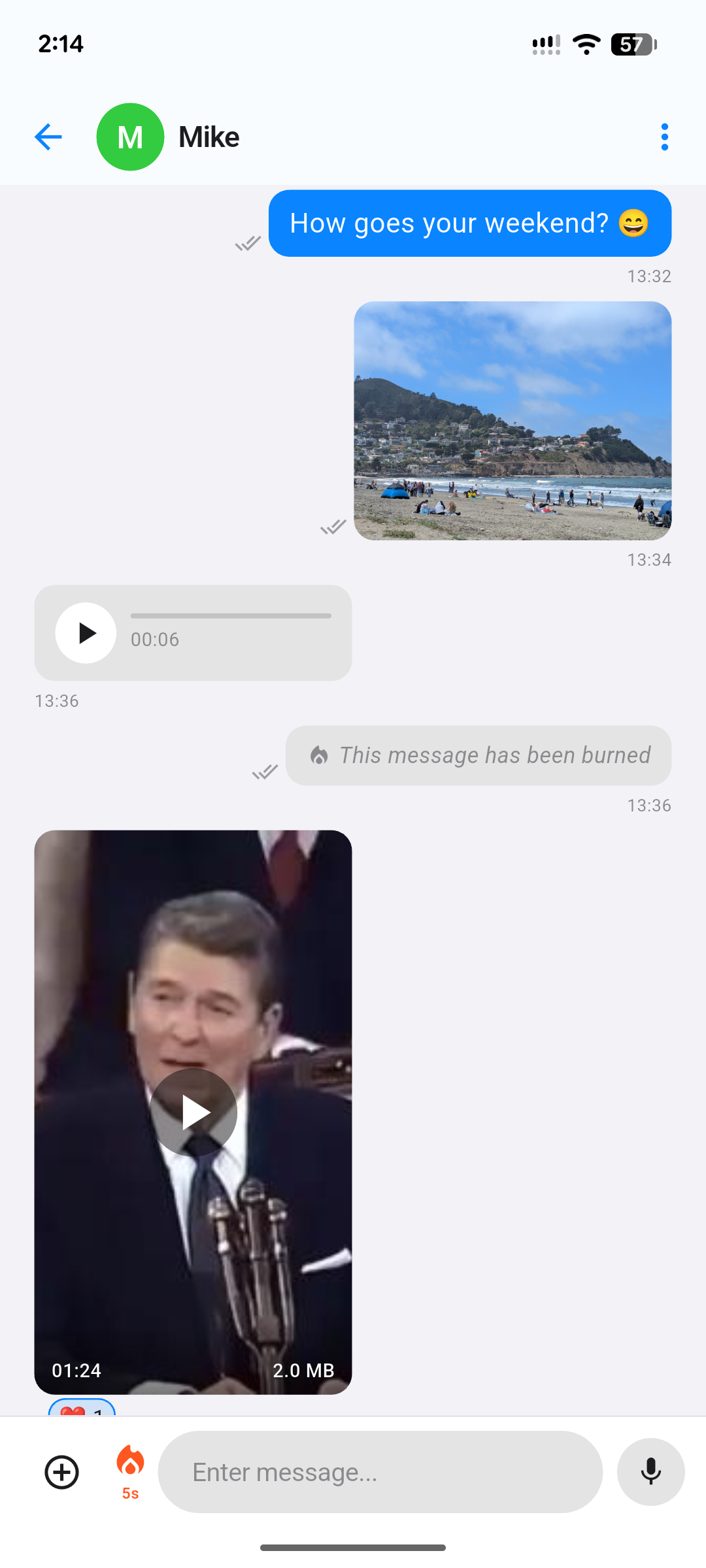 BlindPost private chat